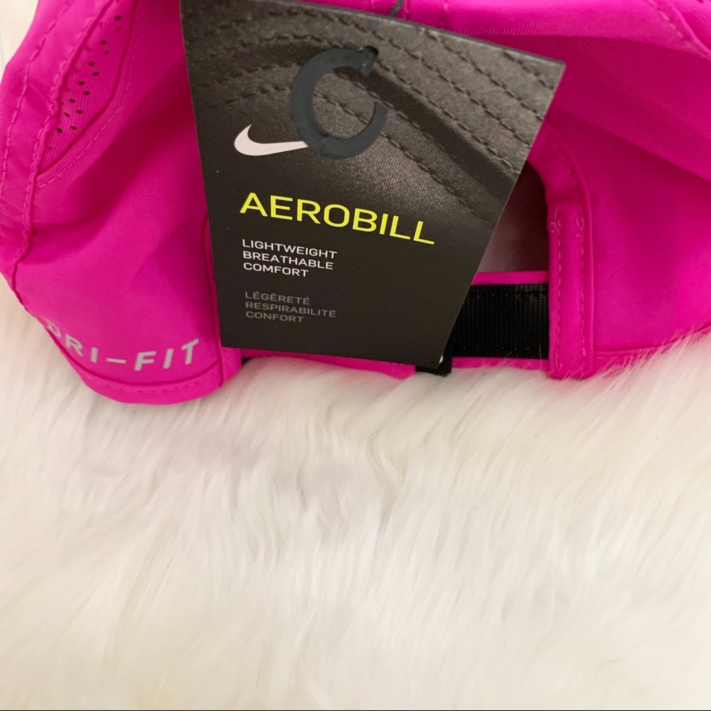 ✔️ NIKE Dri Fit Hat Featherlight Cap Running Hat - Picture 5 of 6